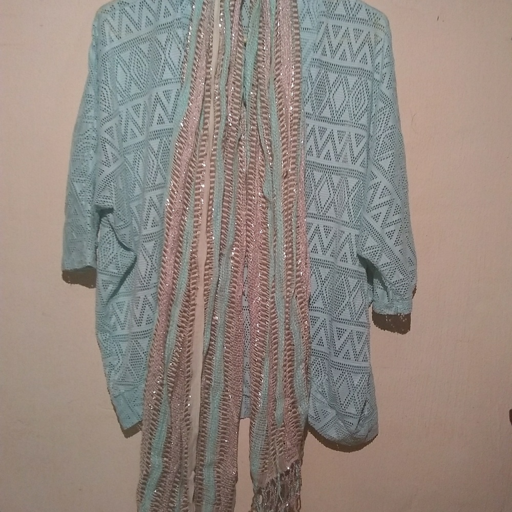 Top with scarf